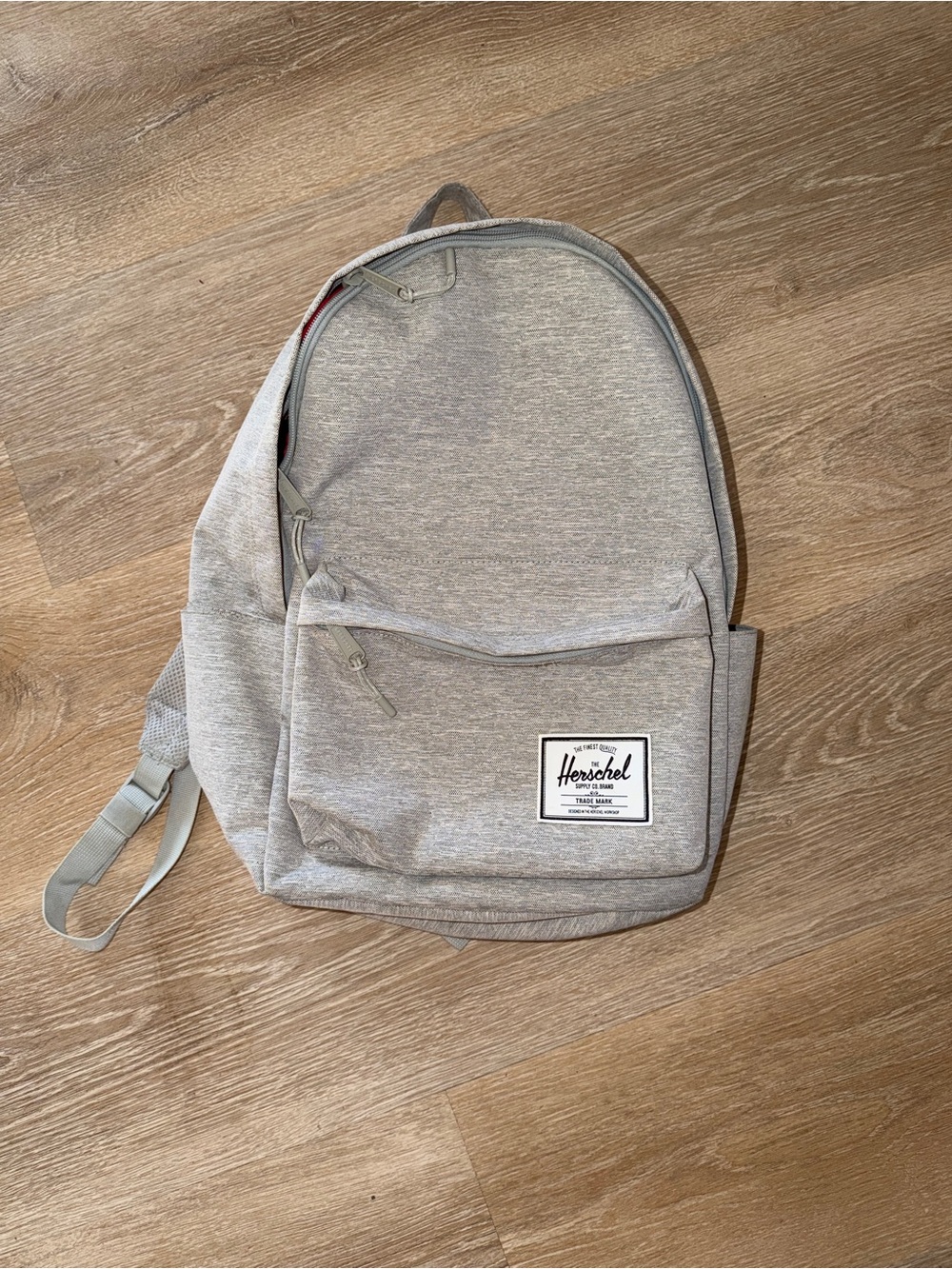 Herschel Supply Co. Backpack – Light Grey Crosshatch | Like New